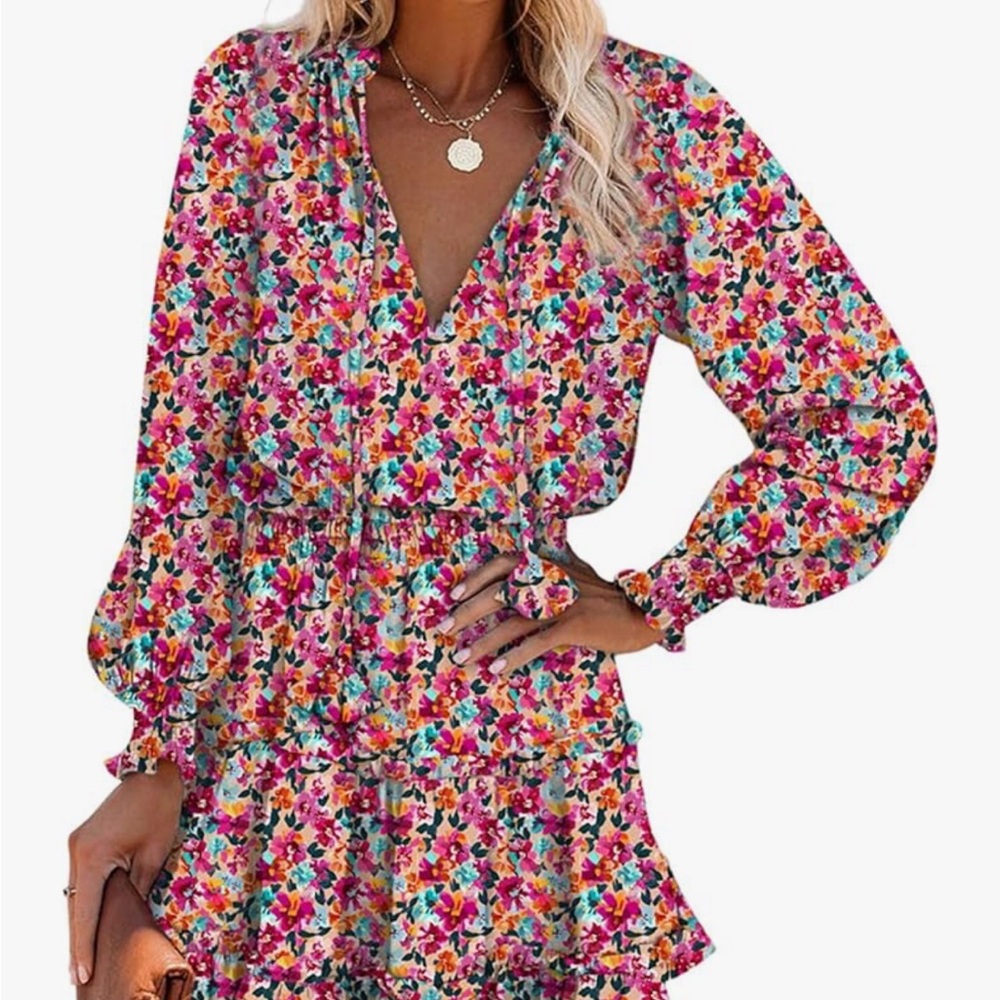 Floral dress never worn - new with tags.